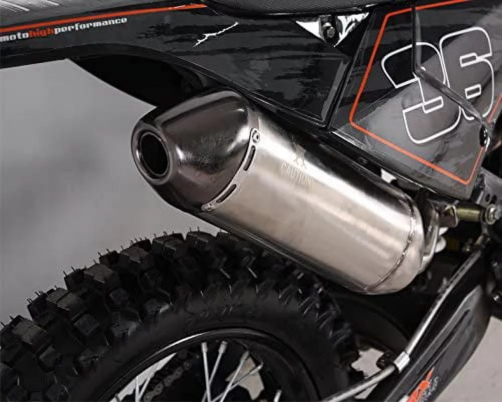 APOLLO New DB-36 Adult Gas 250CC Manual Clutch Dirt Bike - Black