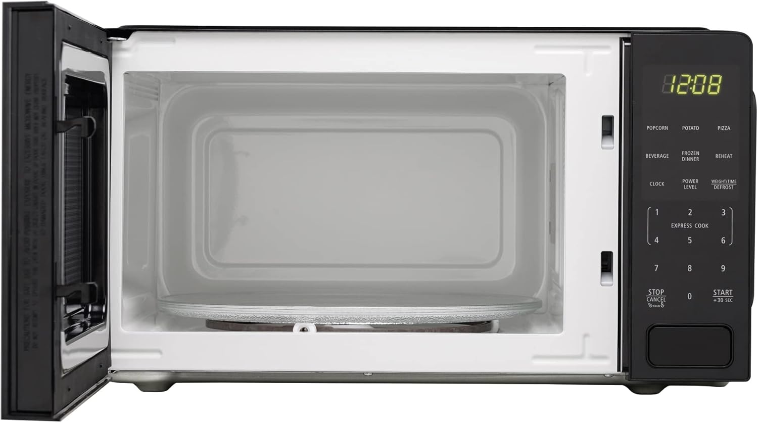 Mainstays 1.1 cu. ft. Countertop Microwave Oven, 1000 Watts, Black