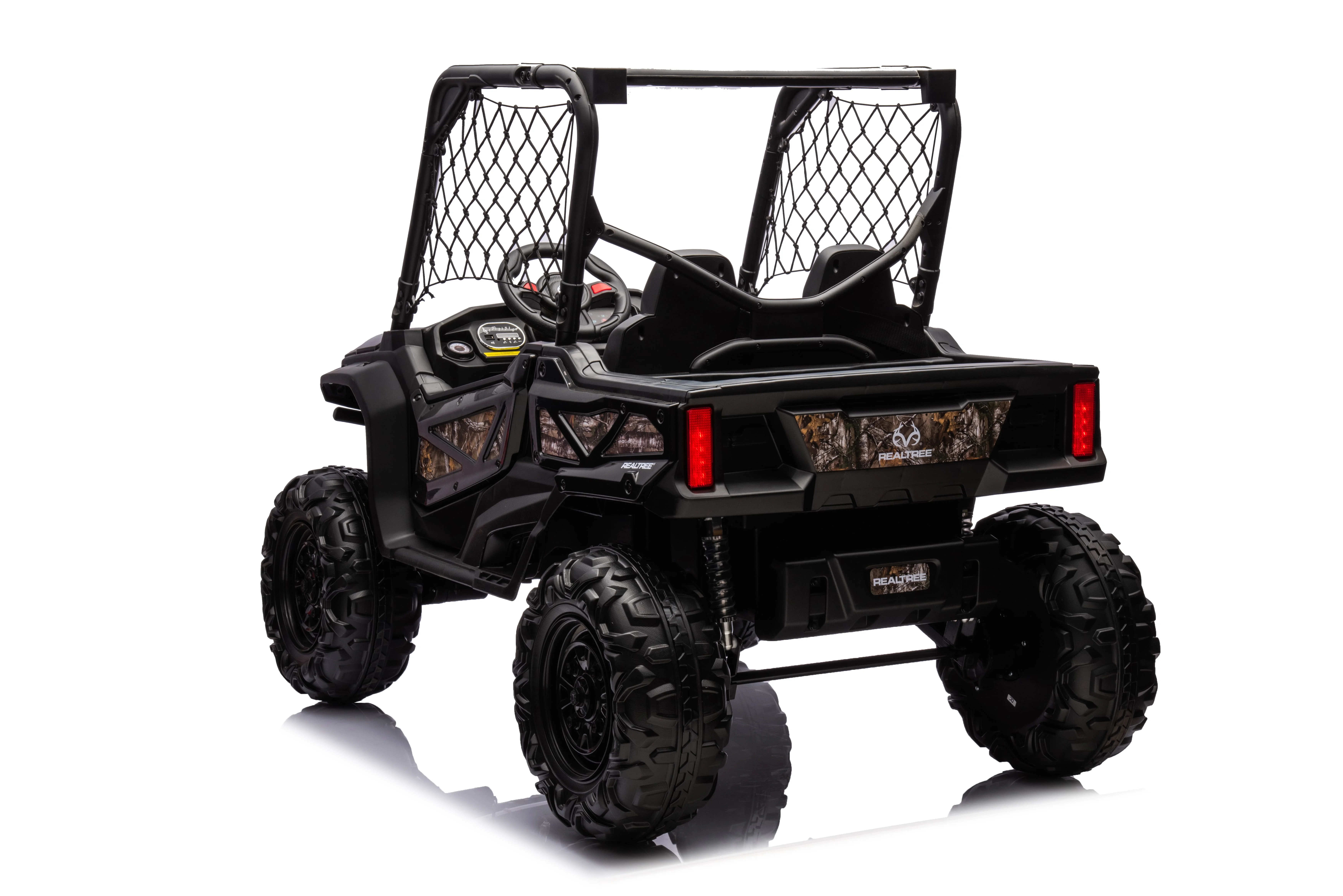 Realtree XD UTV 24V battery-operated ride-on with remote, MP3,USB for Kids 3+ years