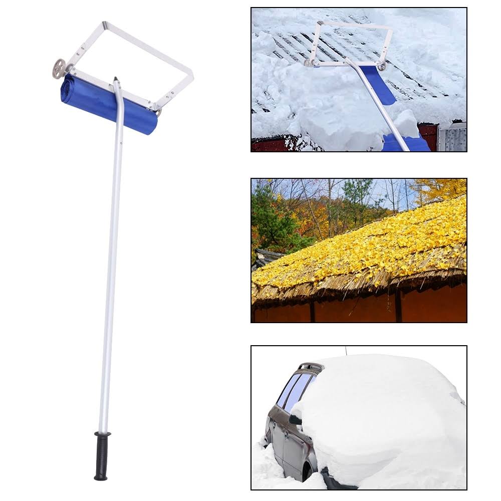 Phoebecat 20Feet Aluminum Frame Cloth Head Roof Snow Remover 1.2m 5 Sections - Medium