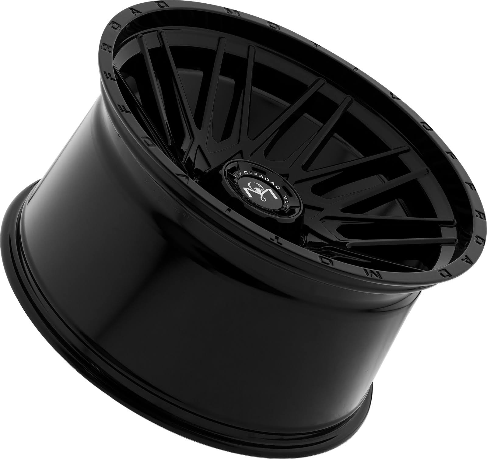 Motiv Offroad 424B Mutant 20x9 6x135/6x139.7 +18et Gloss Black Wheel