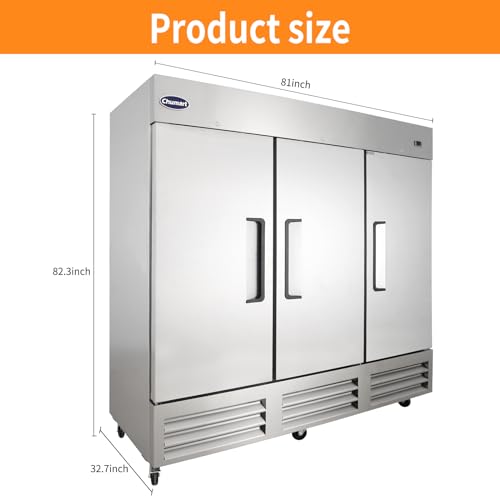 CHUMART Commercial Freezer Refrigerator