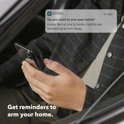 ecobee Smart Thermostat Premium with Siri and Alexa and Built in Air Quality Monitor and Smart Sensor with SmartSensor for Doors and Windows