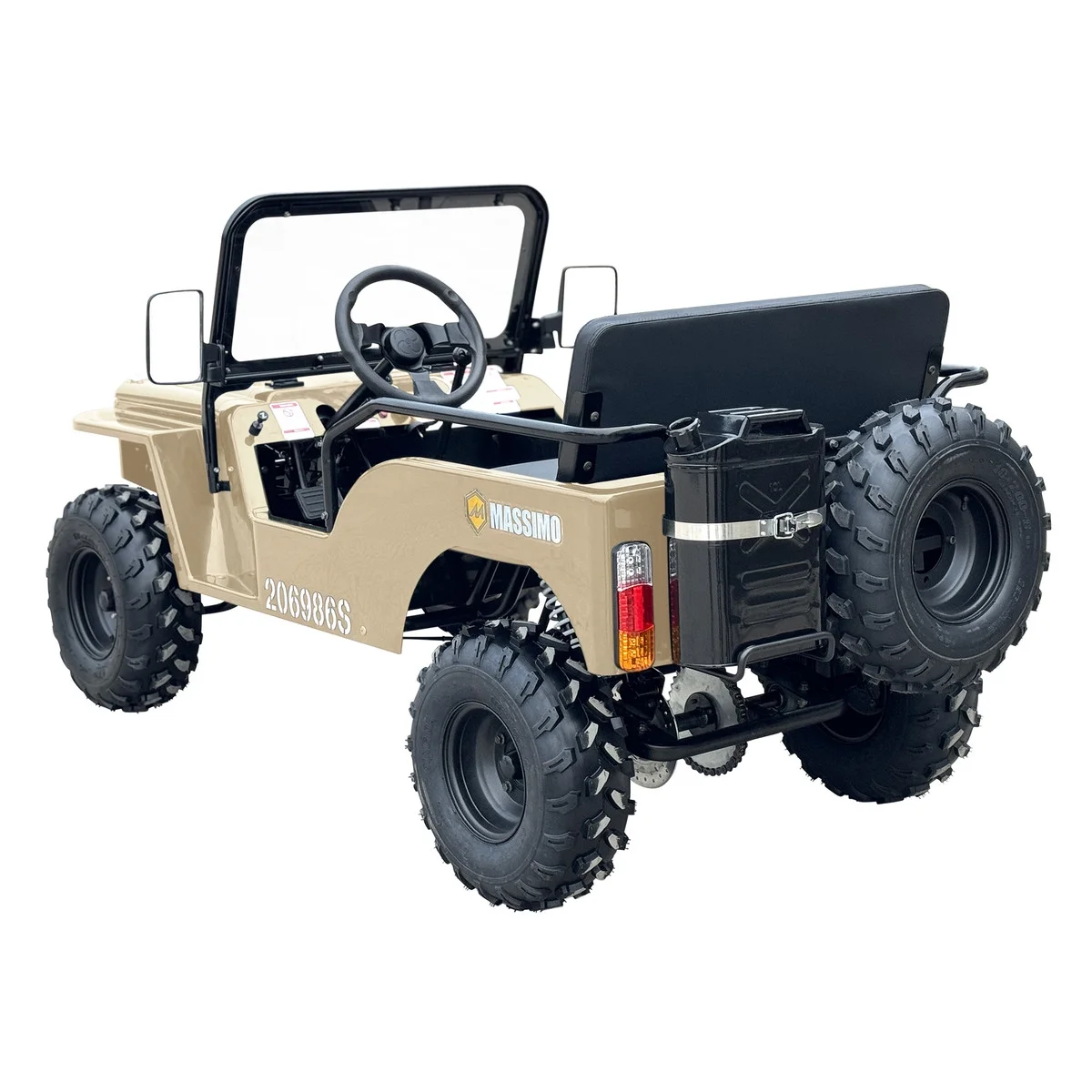 Massimo Mini 125 | 4 Stroke 9HP 2WD (Go Kart) (Quicksand) - Curated Treasures Market
