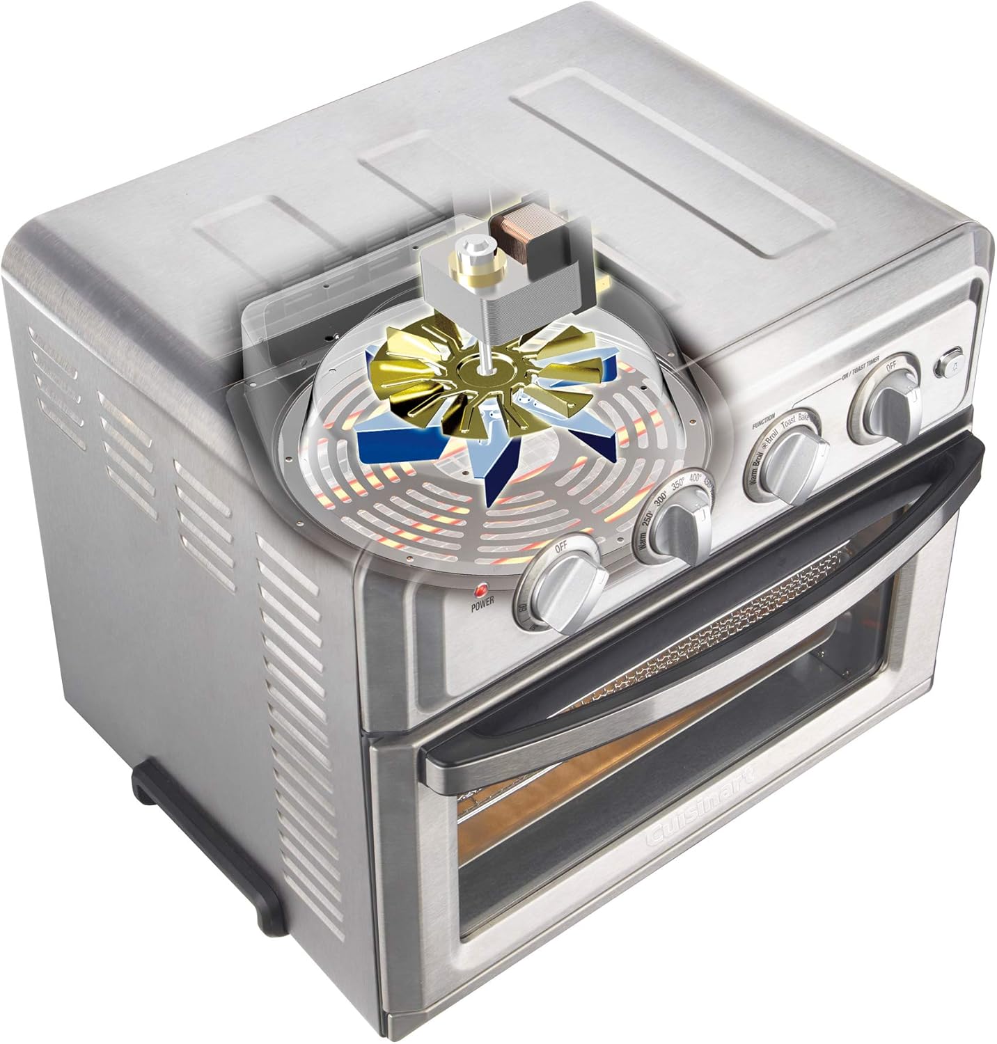 1800 Watt Stainless Steel Air Fryer/Convection Toaster Oven