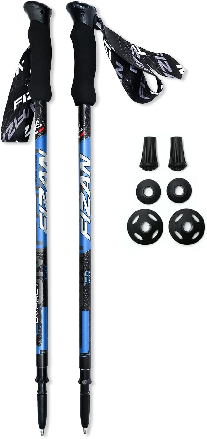 Fizan Compact 3 Trekking Poles + Sawyer Squeeze Water Filtration System