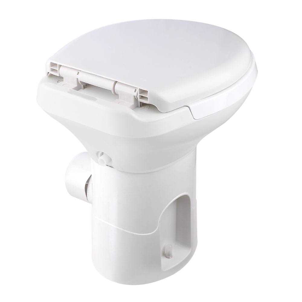 Yescom Gravity Flush Toilet RV Toilet Foot Pedal Flush HDPE 20 High Profile Motorhome Caravan Travel - Shop Hardware Tools Online Store
