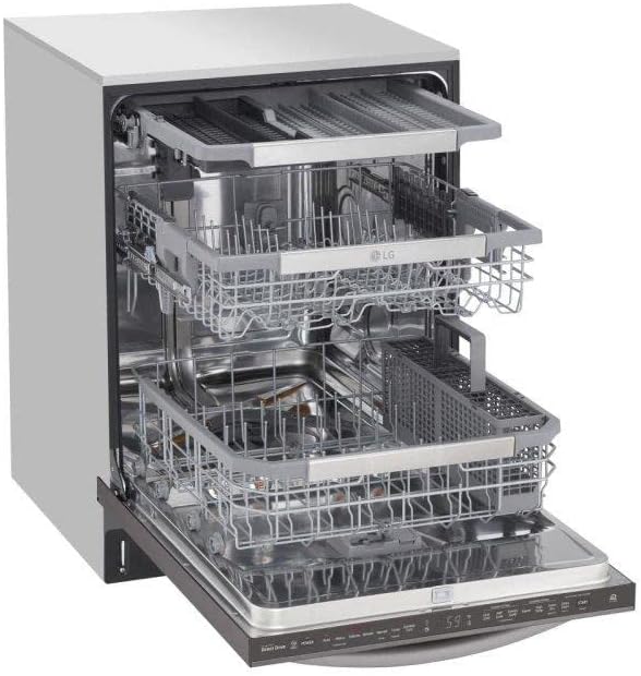 LG LDT7808BD 42dB Black Stainless Top Control Dishwasher