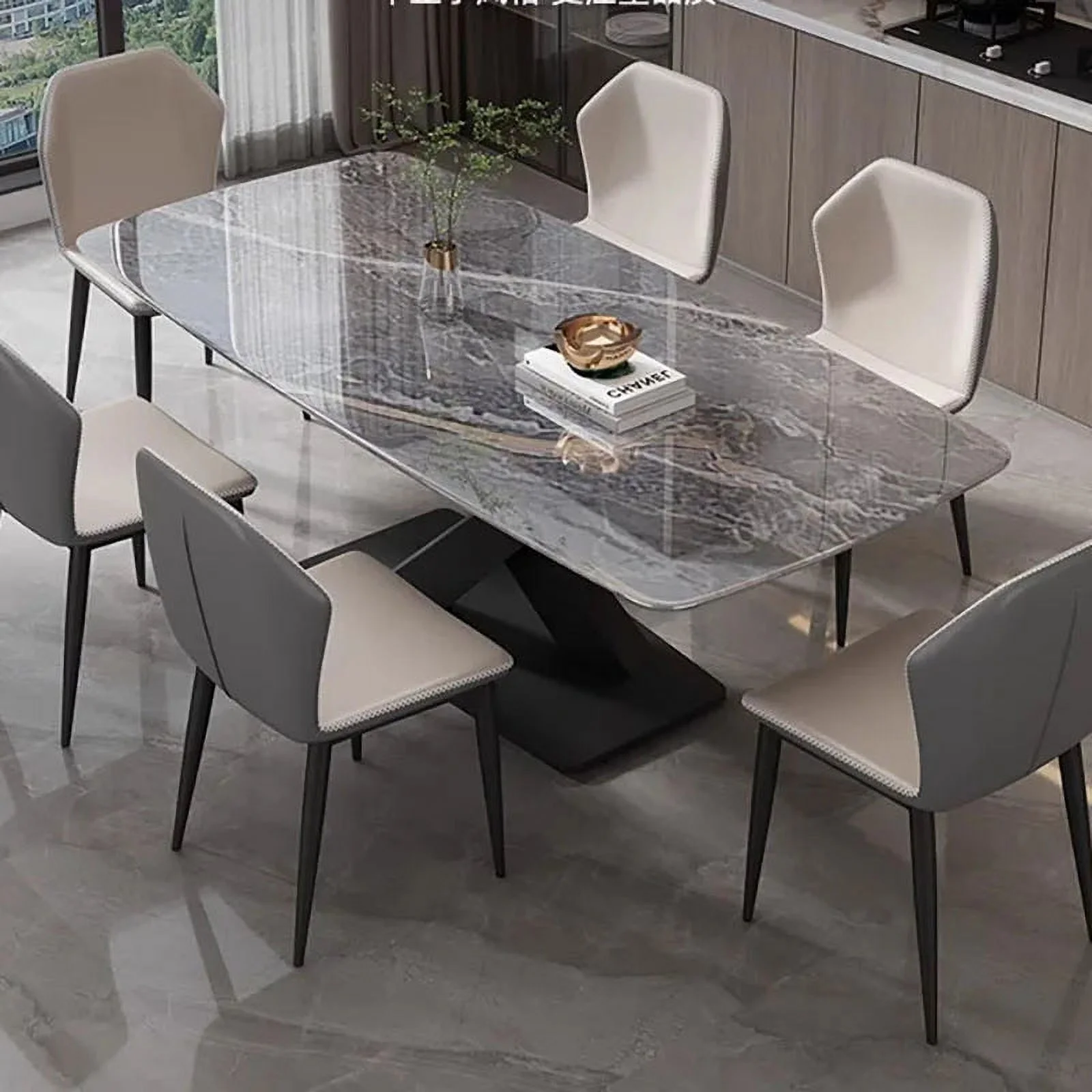 Luxury Art Dining Table Rectangle Nordic Modern Minimalist Design Dining Table Living Room Mesa De Comedor Home Furniture
