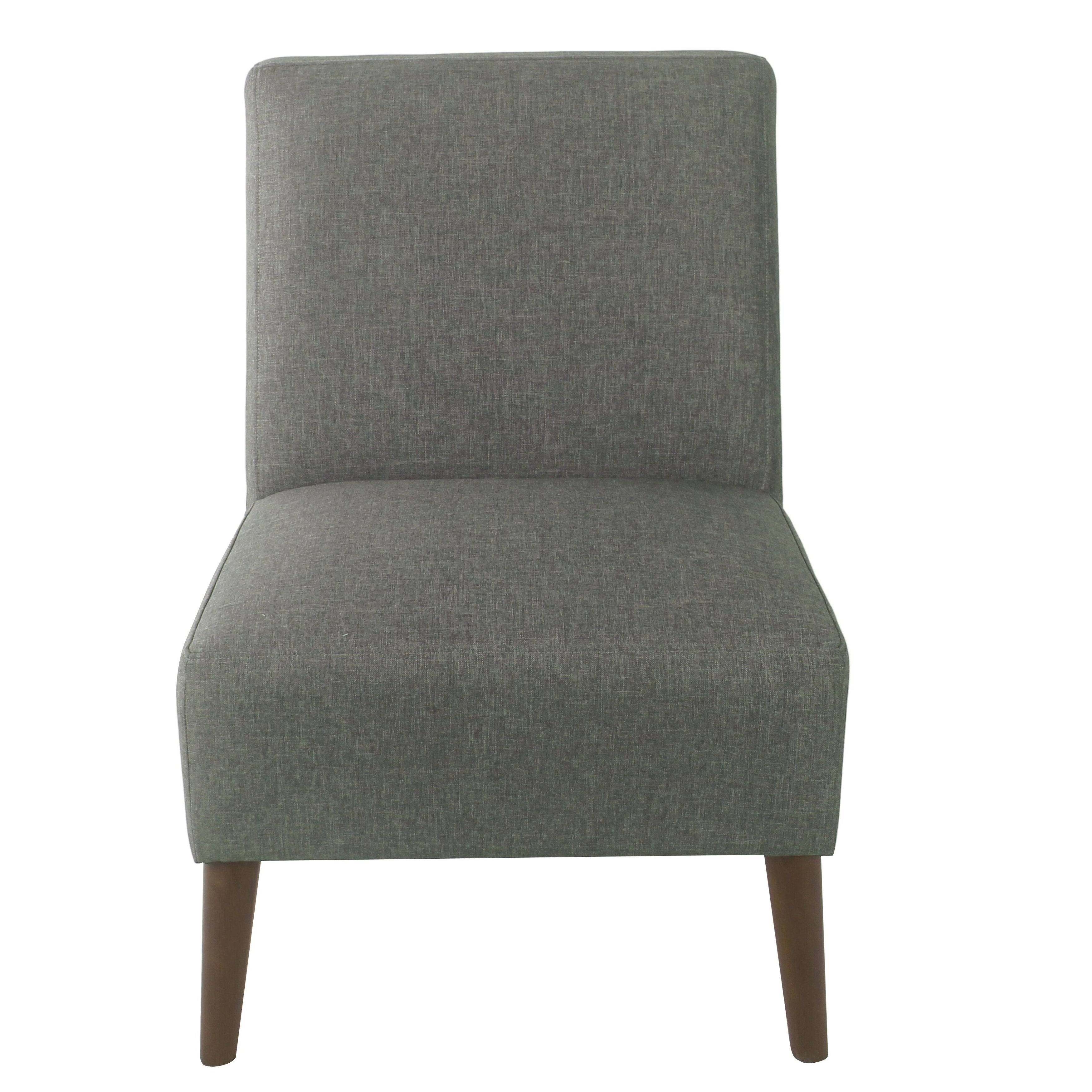 HomePop Modern Armless Dining Accent Chair - Navy Blue