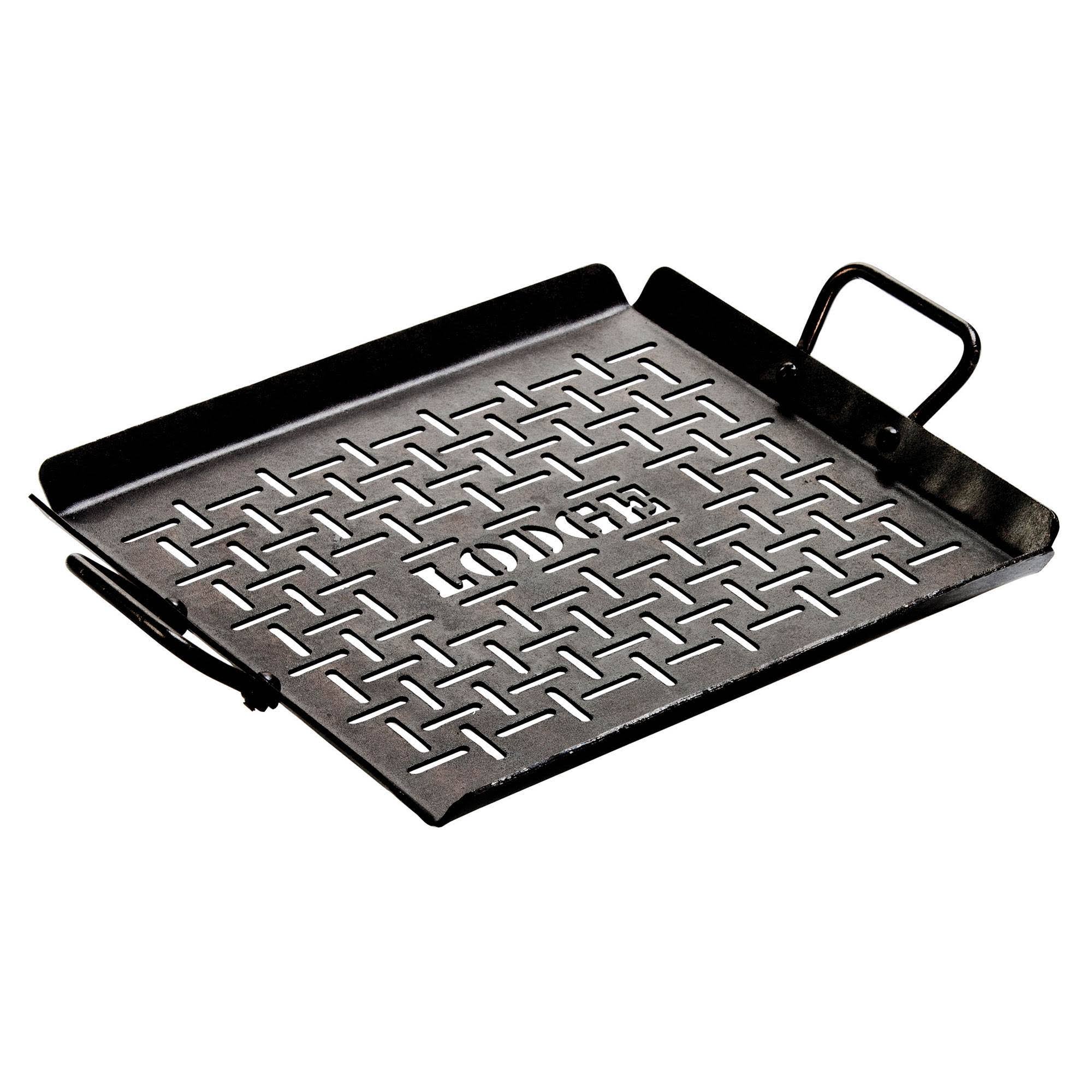 Lodge 13x22 x 12x22 Seasoned Carbon Steel Grilling Pan, Crsgp12