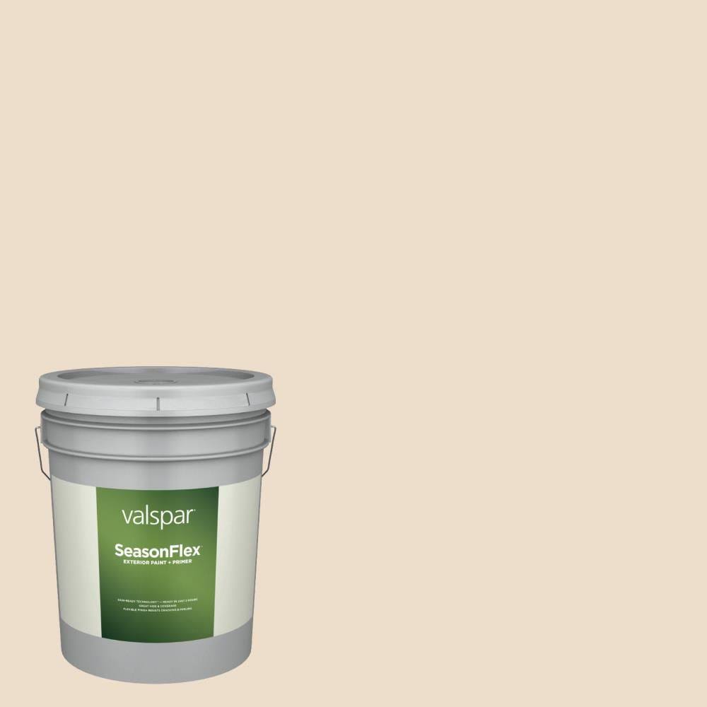 Valspar SeasonFlex Semi-Gloss Intricate Ivory Hgsw4072 Exterior Paint (5-Gallon) | HGSW4072-936263