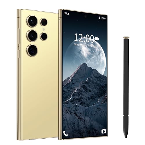 BAOWU I24 Ultra 5G Unlocked Phones, Built in Pen, Smartphone Battery 6800mAh 6.8" HD Screen Unlocked Cell Phone, 6+256GB Android13 with 128G Memory Card, Face ID/Fingerprint Lock/GPS