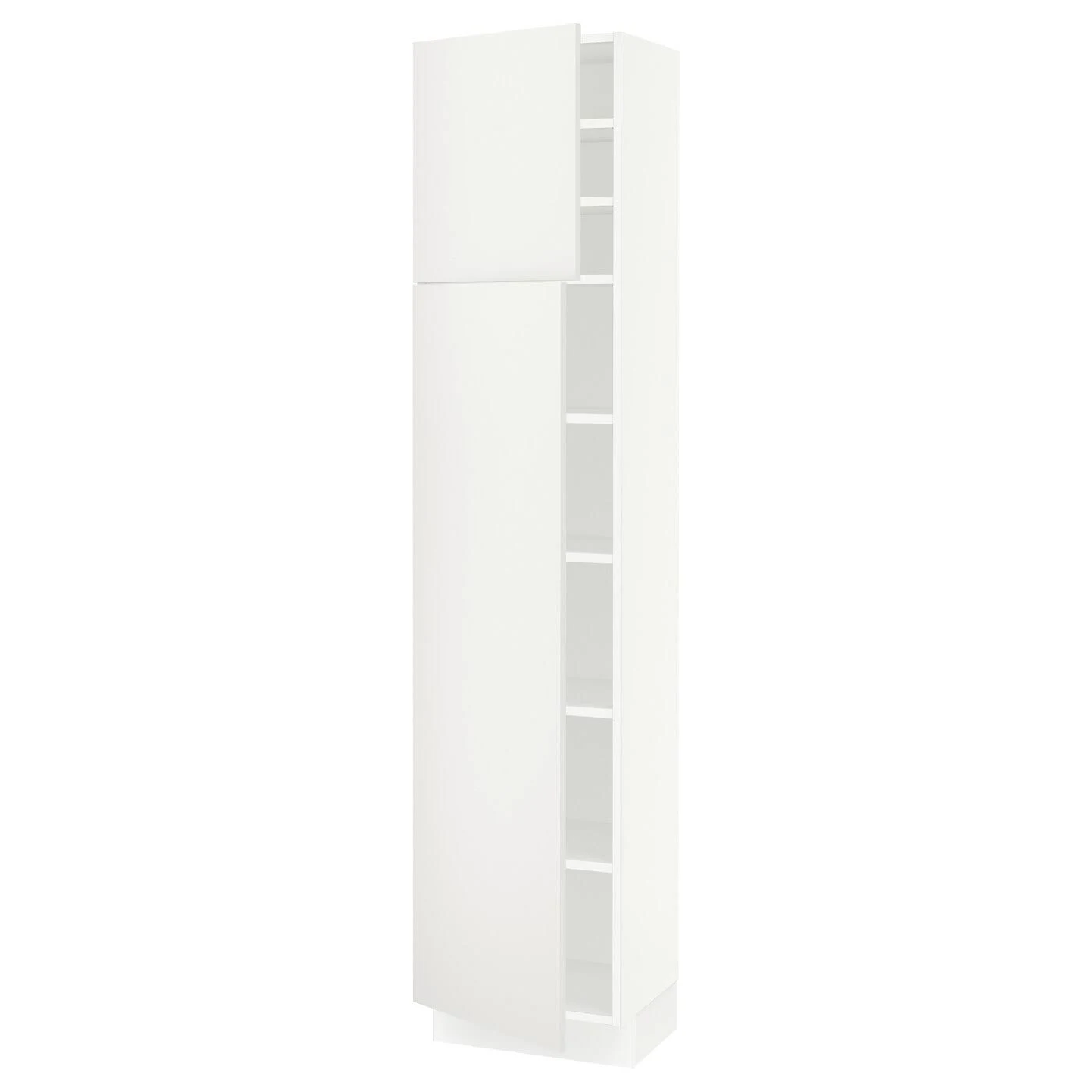 IKEA - SEKTION High Cabinet with shelves/2 Doors, white/H&auml;ggeby White, 18x15x80 39364886