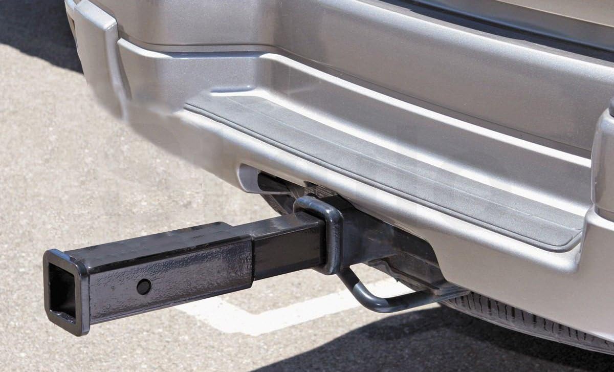 Strulo 8” Auto and RV Hitch Extension (Extender) with 2” Receiver – 500 lb Load Capacity Pack of 2