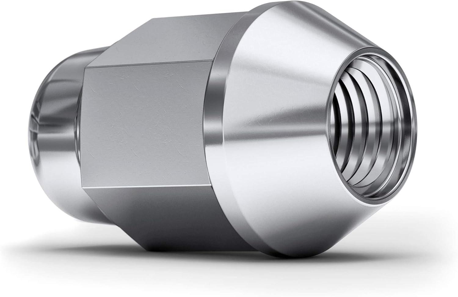White Knight 1704S-20AM Chrome 1/2"-20 Bulge Acorn Lug Nut, Pack Pack of 2
