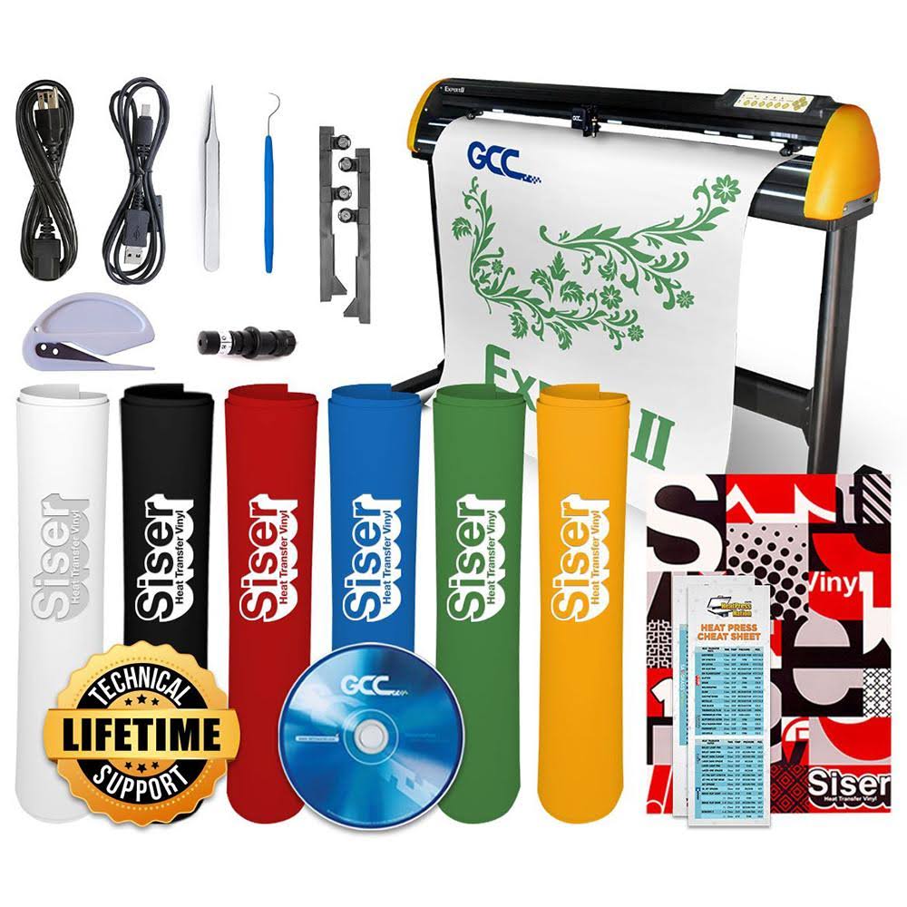 GCC Expert II 24 with Stand Vinyl Cutter Complete Bundle