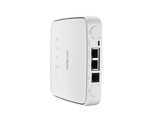 Router Alcatel Link Hub 4G LTE Unlocked Worldwide HH41NH multibam 150 Mbps WiFi 4G LTE USA Latin Caribbean Euro Asia Africa + RJ