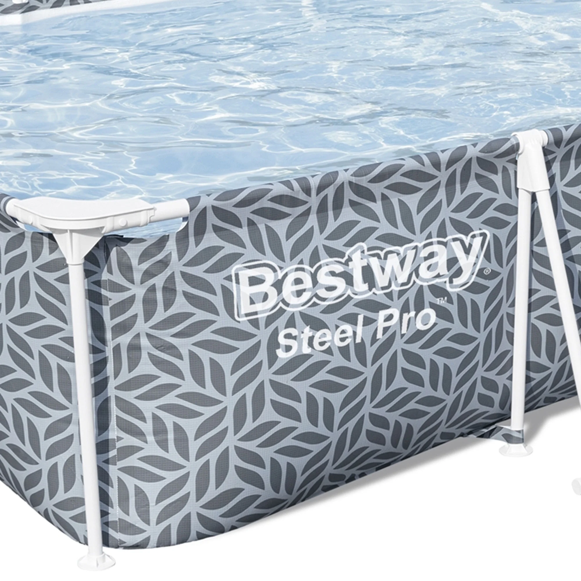 Bestway Steel Pro 9.8'x6.6'x26 Rectangular Above Ground Swimming Pool Set