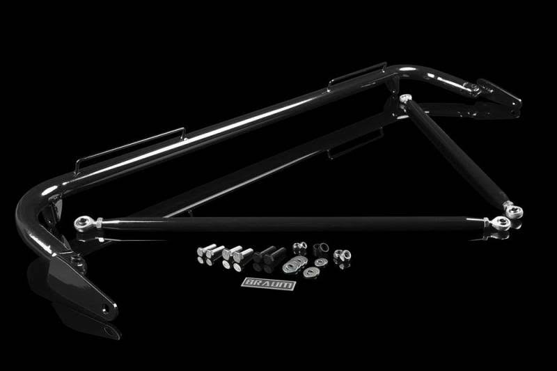 Braum 48-51x22 Universal Racing Harness Bar Kit - Black Gloss
