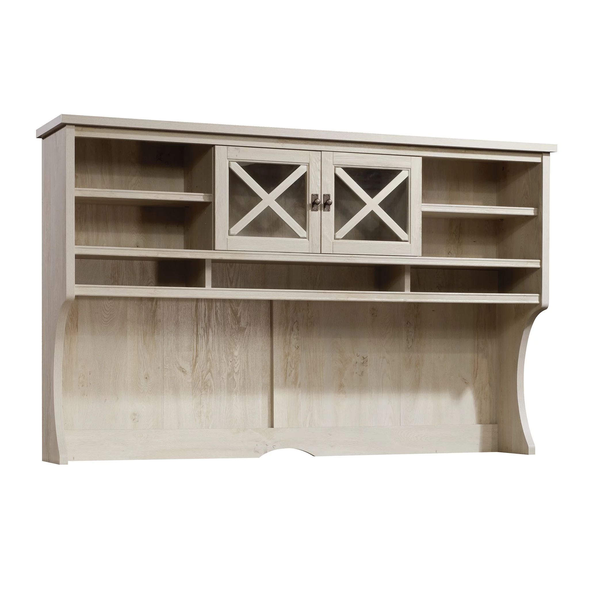 Sauder Costa Hutch, Chalked Chestnut Finish