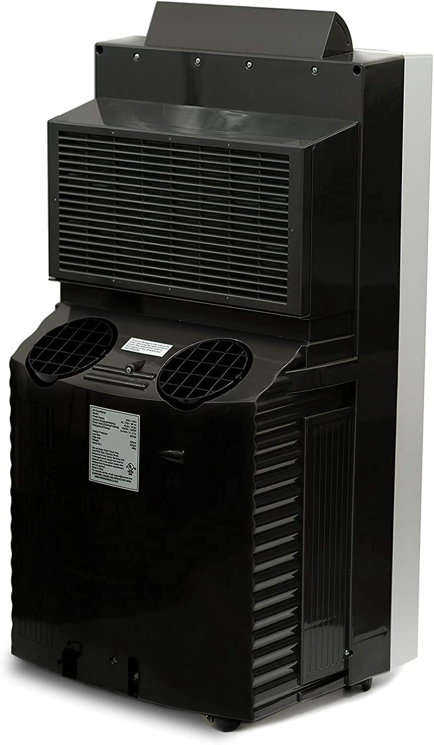 Whynter ARC-14S, Portable Air Conditioner, Dehumidifier, Dual Hose, 14,000 BTU, Fan, Activated Carbon Filter (Complete Set), With Bonus Premium Microfiber Cleaner Bundle, Platinum, Black