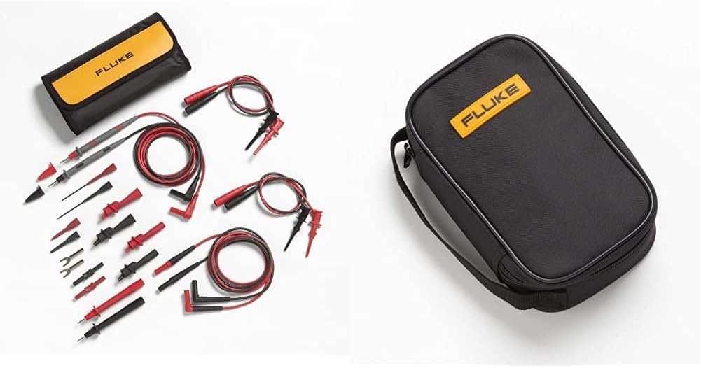 Fluke TL81A Test Lead Set, Deluxe Electronic,Red/Black,Small