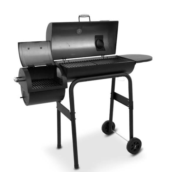 Char-Broil American Gourmet Offset Charcoal Smoker, Black