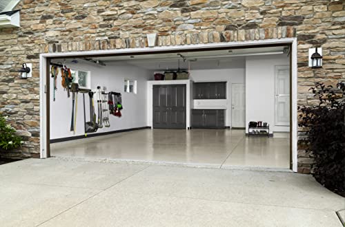 Rust-Oleum 293513 RockSolid Polycuramine Garage Floor Coating, 2.5 Car Kit, High Gloss Gray