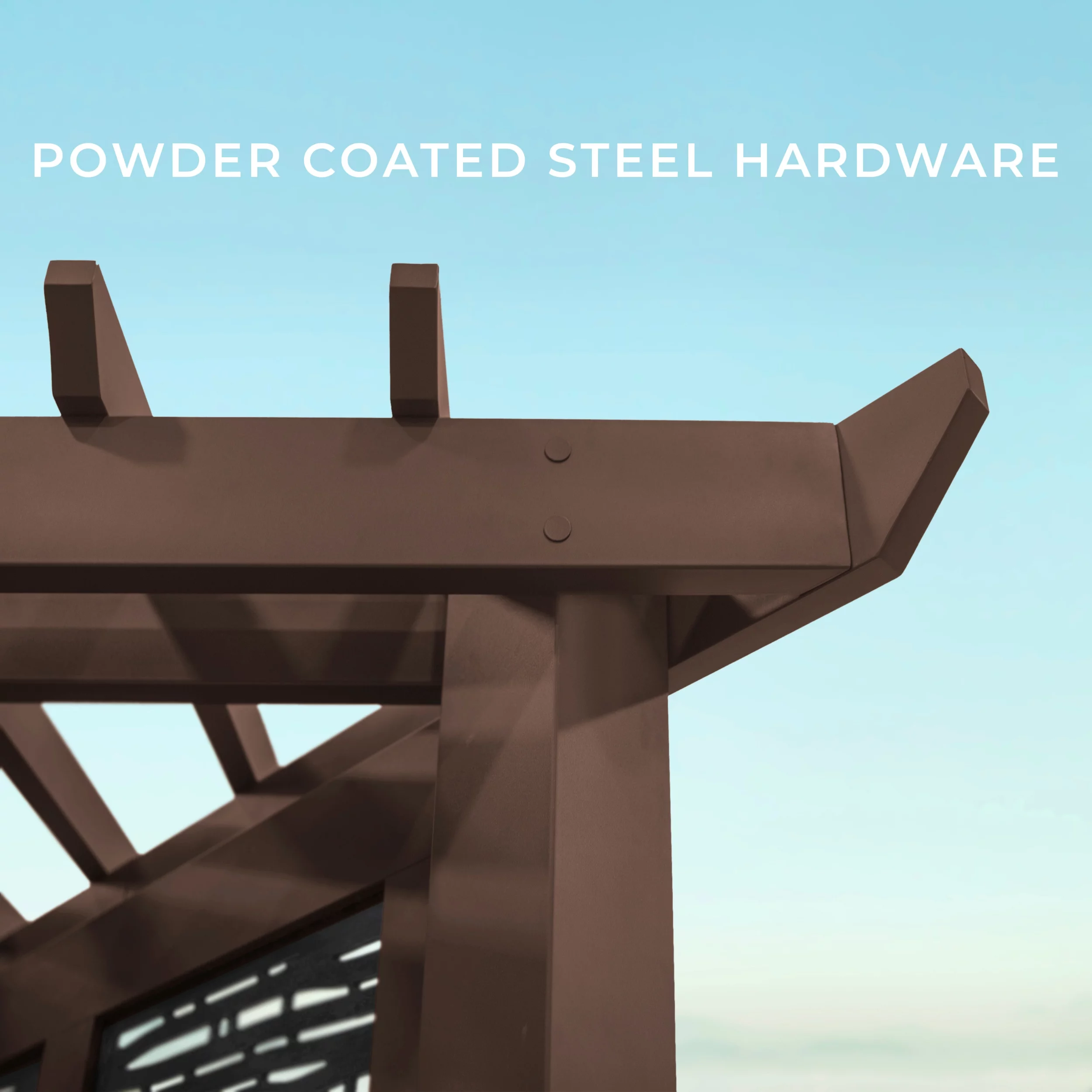 Backyard Discovery Hampton Traditional Steel Cabana Pergola - Curated Treasures Market