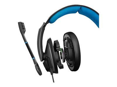 Sennheiser GSP 300 Closed Acoustic Gaming Headset - Black/Blue