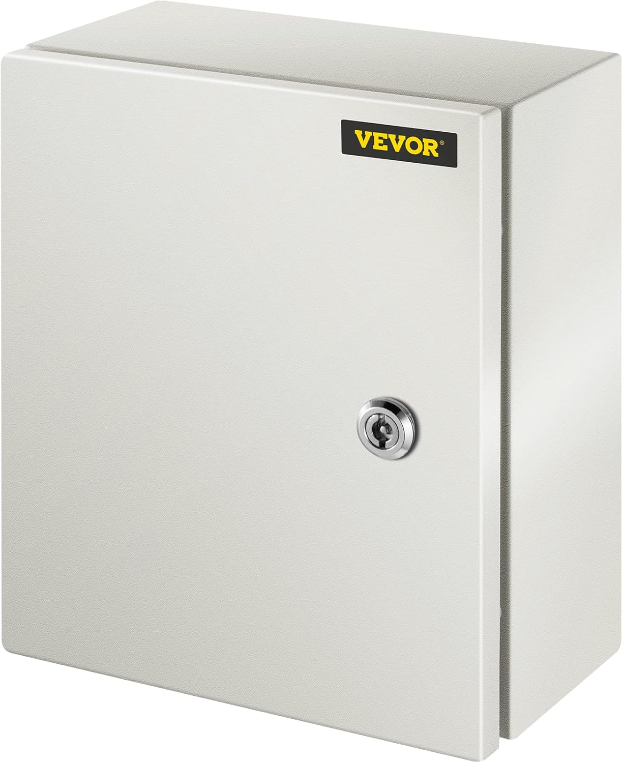 VEVOR NEMA Steel Enclosure, 12 x 10 x 6'' NEMA 4X Steel Electrical Box, IP66 Waterproof & Dustproof, Outdoor/Indoor Electrical Junction Box, with Mounting Plate