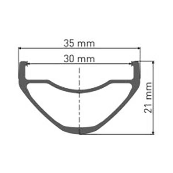 DT Swiss FR 560 Rim - 29x22 Disc Black 32H
