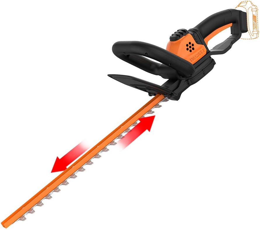 WORX WG261 20V Power Share 22" Cordless Hedge Trimmer (Battery & Charger Included)
