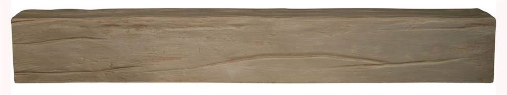 Ekena Millwork BMRW3C0120X120X096HD 12x22W x 12x22H x 8&L 3-Sided (U-beam) Riverwood Endurathane Faux Wood Ceiling Beam, Natural