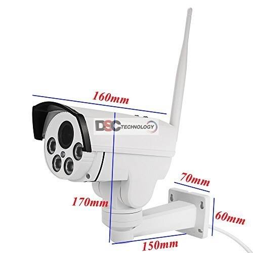 Onvif Full HD 2.0mp 1080p WiFi IP Wireless Security Cameras Outdoor Waterproof CCTV Pan Tilt Zoom PTZ Camera with Built-in Micro