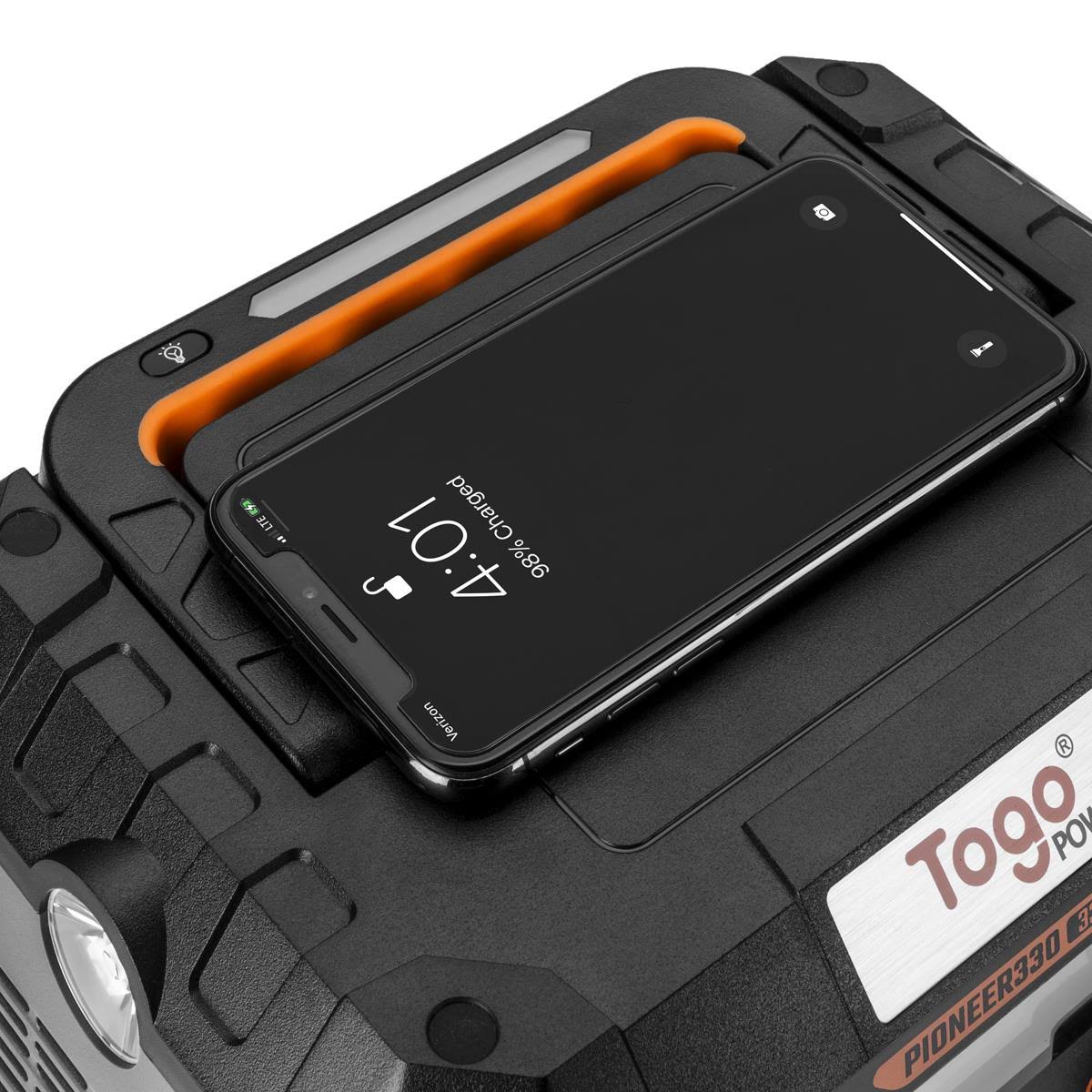 Togo Power Pioneer 330, 288Wh Portable Station Lithium Battery 330W (660W Peak) for Hiking, Camping, Home Emergency, Tailgating,