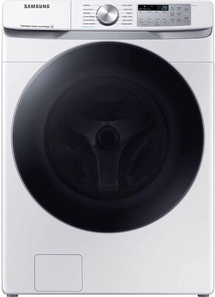 Samsung 4.5 Cu. Ft. White Smart Front Load Washer with SuperSpeed Wash