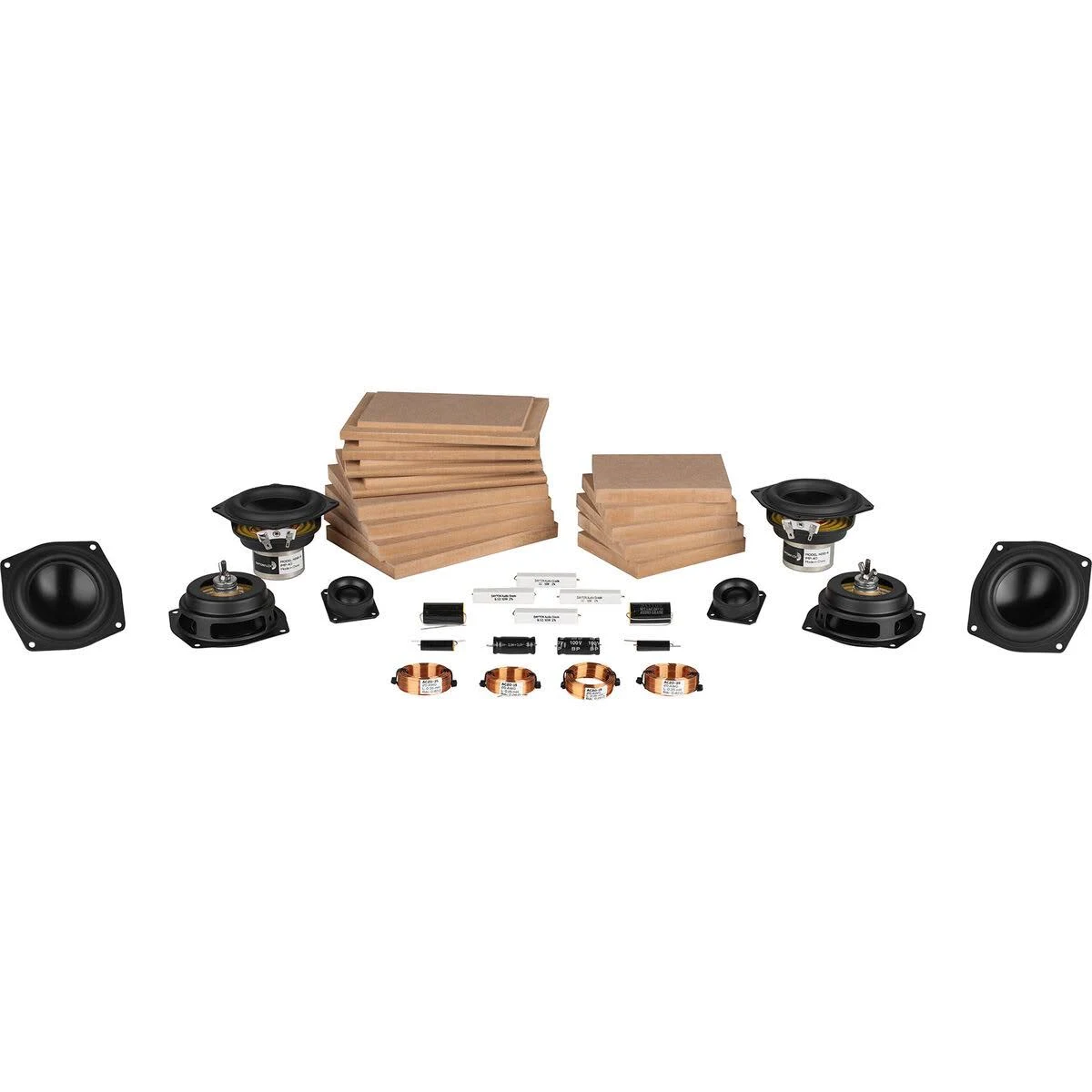 Parts Express Passive Aggressive Mini Speaker Kit Pair