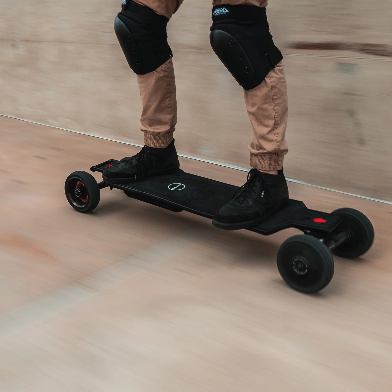 Maxfind All-Terrain Electric Skateboards with Remote Electric Longboard for Adults, 28 Mph Top Speed, 165 mm Large Wheels, 1500W Dual Motor, 38 Inch