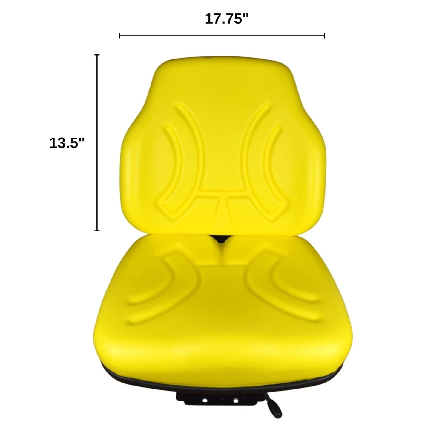 TRAC SEATS Yellow Suspension Seat for John Deere 5103 5200 5203 5210 5220 6110 6200 6210 6300 6310 6400 6410 6500 Open Cab Tractor (Same Day Shipping)