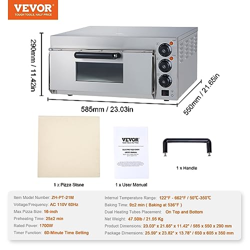 VEVOR Pizza oven Electric