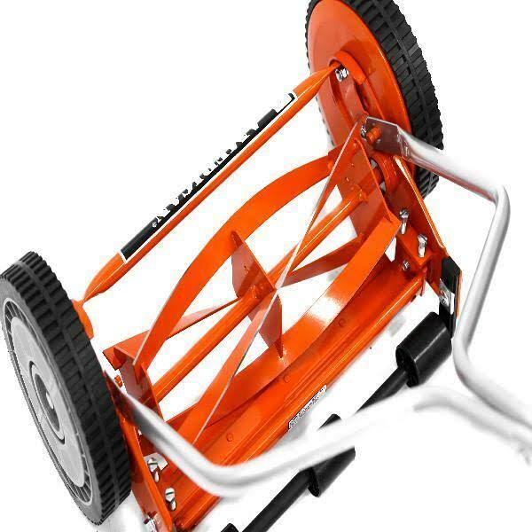 14 in. Manual Push Walk-Behind Reel Lawn Mower | American Blade New Grass Steel 1204-14