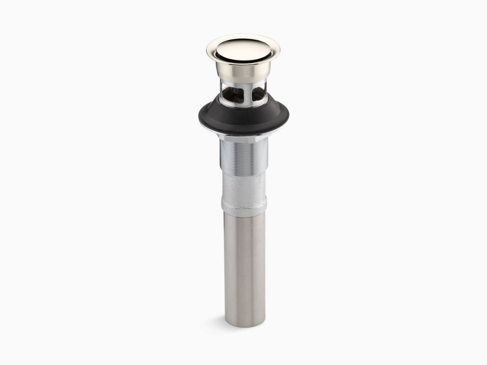 Kohler K-7124-A Pop-Up Clicker Drain Vibrant Polished Nickel