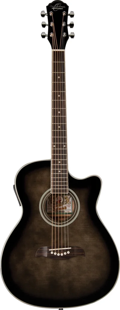 Oscar Schmidt OACEFTB Select Spruce Catalpa Auditorium Acoustic-Electric Guit... - Curated Treasures Market