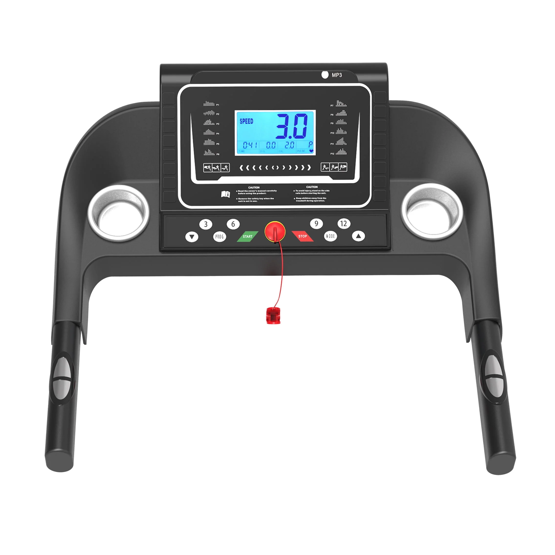 TALEMOHO  Foldable Treadmill with Incline and 250 LBS Capacity, 2.0Hp Electric Treadmill for Home Workout,Bluetooth Music