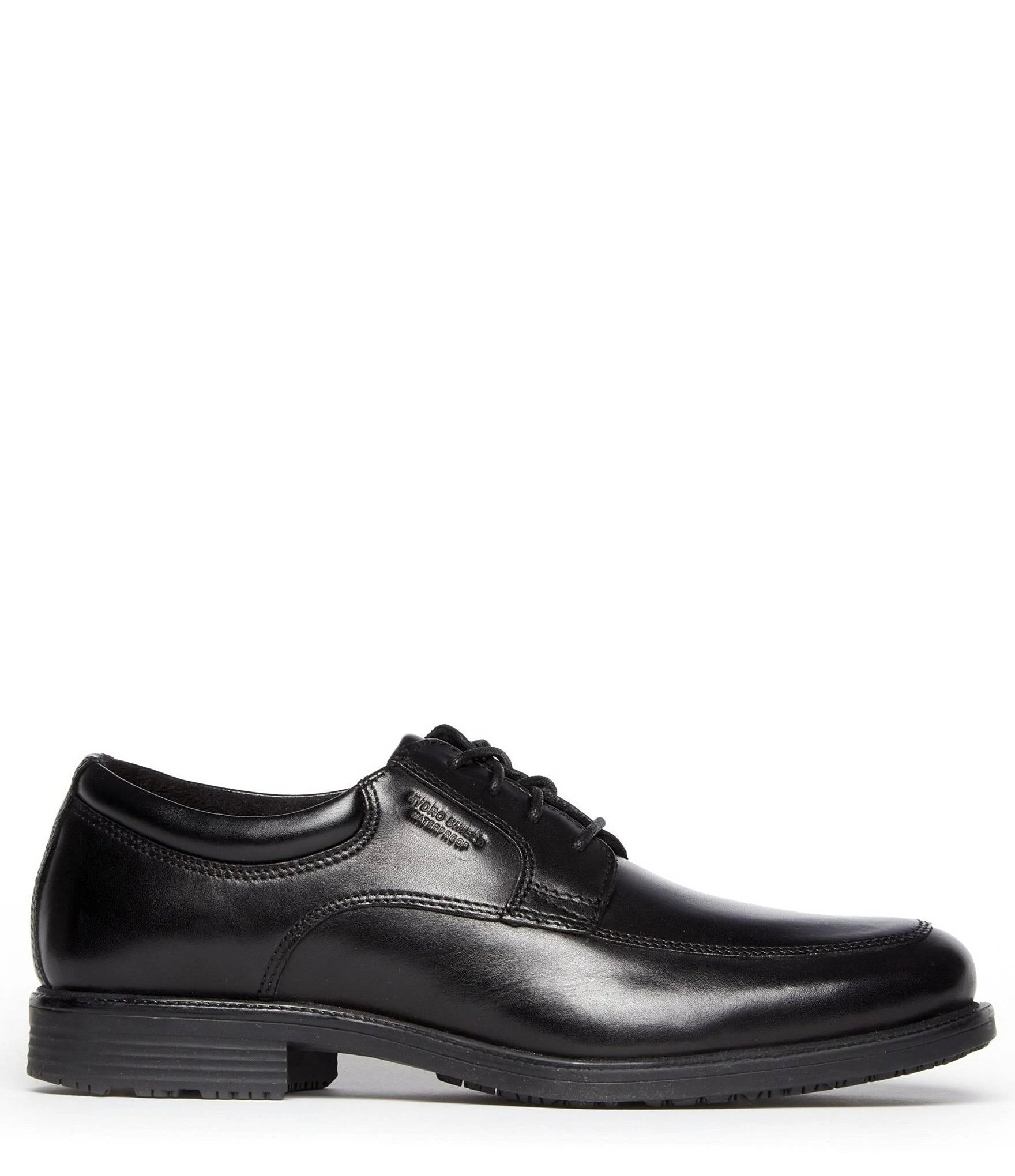 Men&s Rockport Essential Details Waterproof Apron Toe, Black