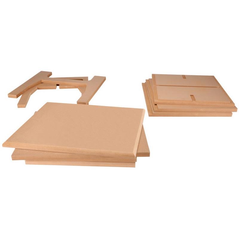 Denovo Audio Knock-Down MDF 2.0 Cu. ft. Subwoofer Cabinet
