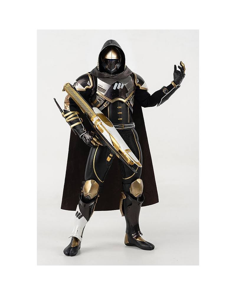 Official Destiny 2 Hunter Sovereign Golden Trace Shader 1:6 Scale Figure