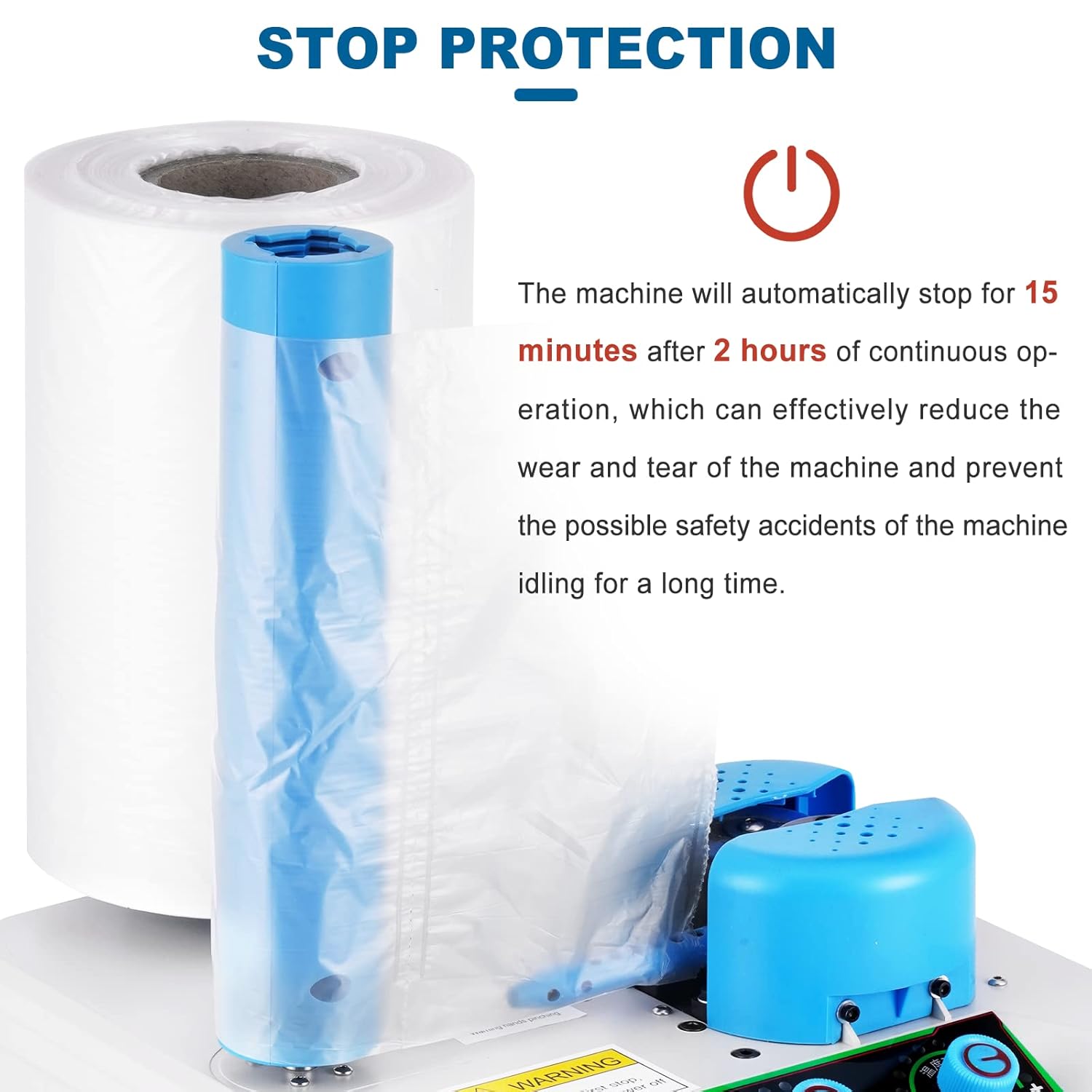 Air Cushion Machine 32ft/min Air Pillow Machine Portable Air Cushion Wrap Machine 300L/min for Shipping, Packing Supplies